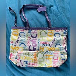 Coach Multicolor Graffiti Bag